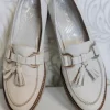 Lederschuhe von Gabor , Gr.39, Cremefarben