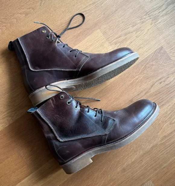 Lederstiefel Haghe by HUB, fast neu