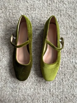 Leuke ballarinas groen, maat 40/41
