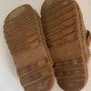 Leuke slippers met borg bont