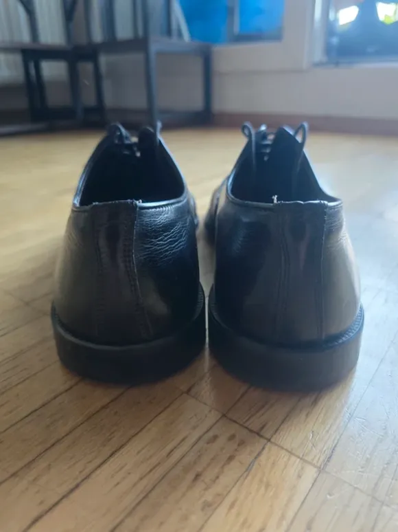 Lloyd Black Leather Formal Shoes Men 46.5
