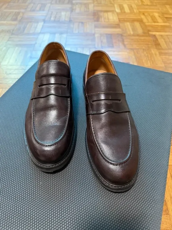 Loafer | braunes Glattleder | Größe 41 | Marke: Digel | Zustand: Sehr gut