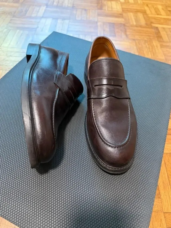 Loafer | braunes Glattleder | Größe 41 | Marke: Digel | Zustand: Sehr gut