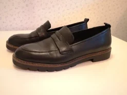 Loafer Leder schwarz 38 wie neu 5th Avenue