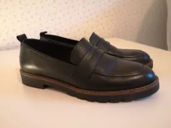 Loafer Leder schwarz 38 wie neu 5th Avenue