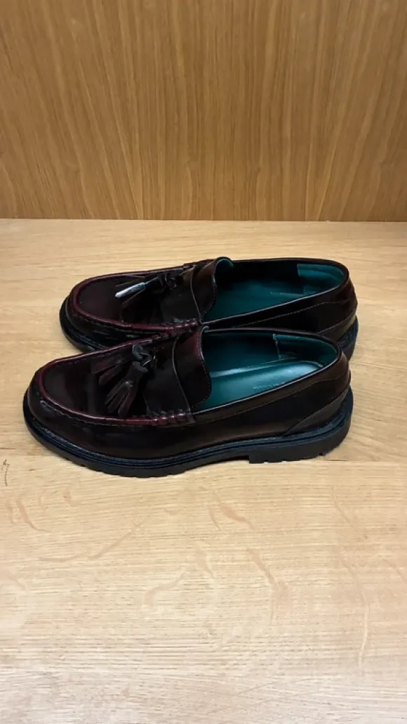 Loafer Schwarz/Rot Größe 42