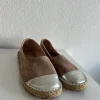 Loafer silber braun 39