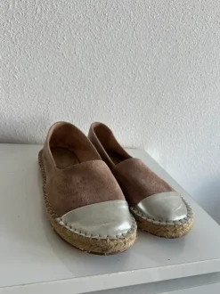 Loafer silber braun 39