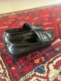 Loafer Vintage Jackson Mokassins Leder schwarz