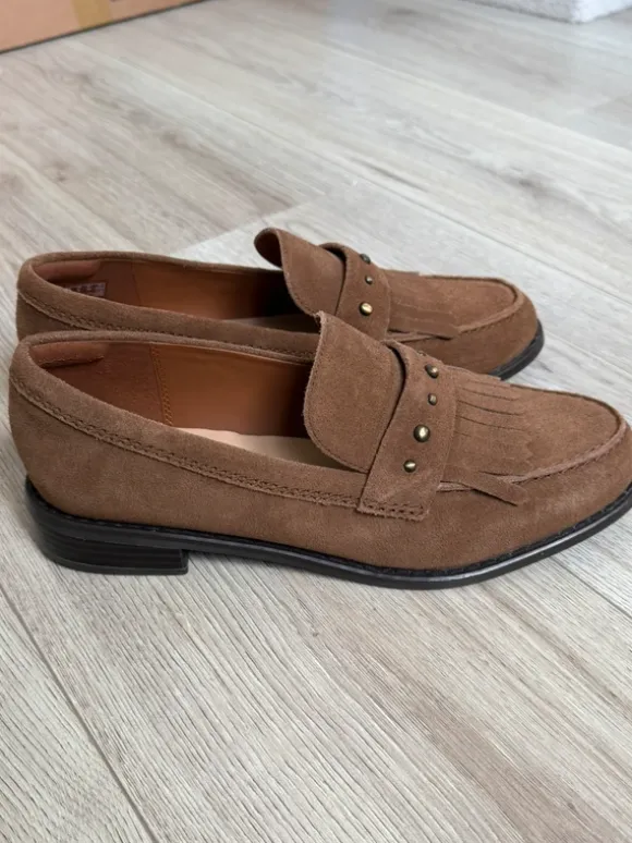 Loafers echt suede van Clarks maat 40