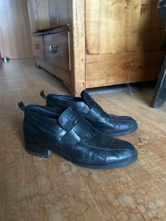 Loafers mit leichtem Absatz