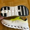 LOEWE x On Running Cloudtilt 2.0 sneakers in white / fluorescent green, size 43. New and unworn.