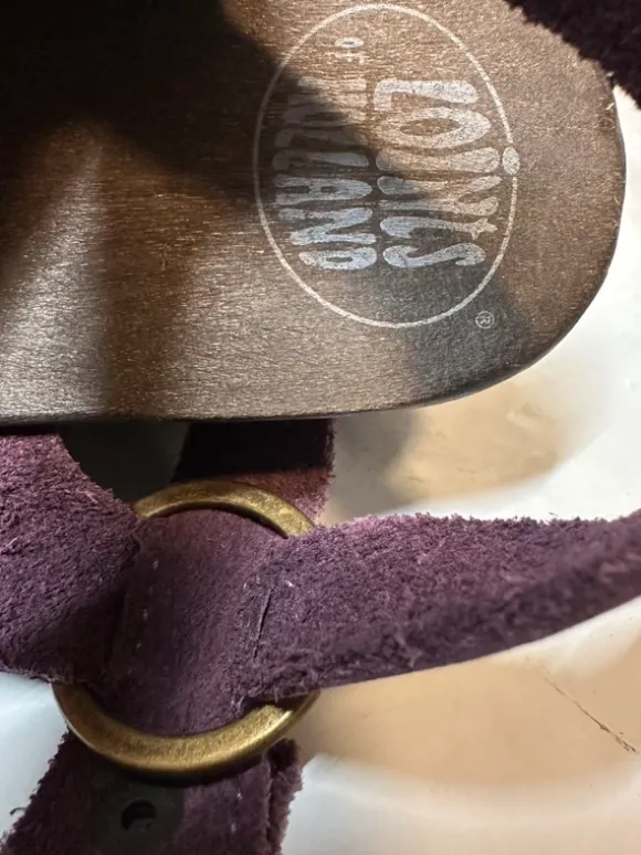 Loints of Holland paarse leren sandalen / clogs maat 37 – nieuw zonder prijskaartje