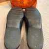 Lorenzo Banfi Damen Lederschuh schick, Größe 38,5, braune Lederriemen