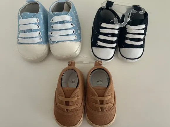 Lot de 3 paires de basket bébé