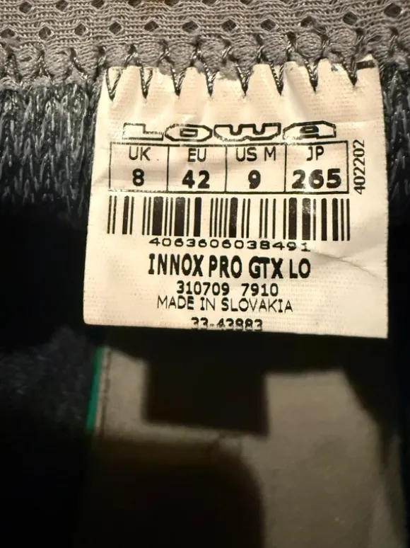 Lowa Innox Pro GTX Lo wandelschoenen outdoorschoenen mt 42