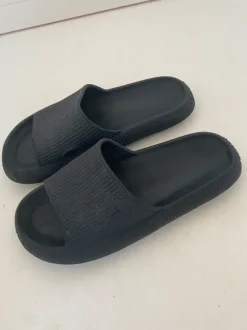 Lucovitaal Orthopedische Zomer Badslippers (Zwart)