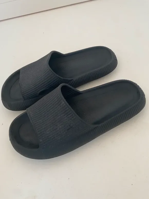 Lucovitaal Orthopedische Zomer Badslippers (Zwart)