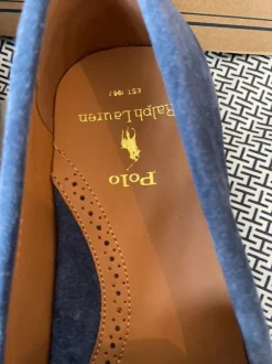 Luxus designer polo ralph lauren reynold driver shoe mocassin loafer schuhe 42 8