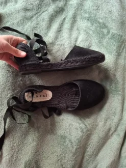 Manebi zwarte espadrilles maat 39