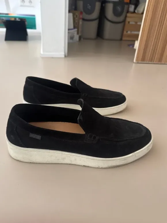 Manfield heren loafers instappers schoenen maat 43