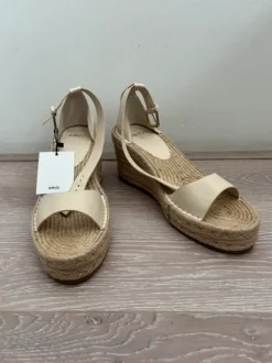 Mango cream, wedge espadrilles - size 41 (new)