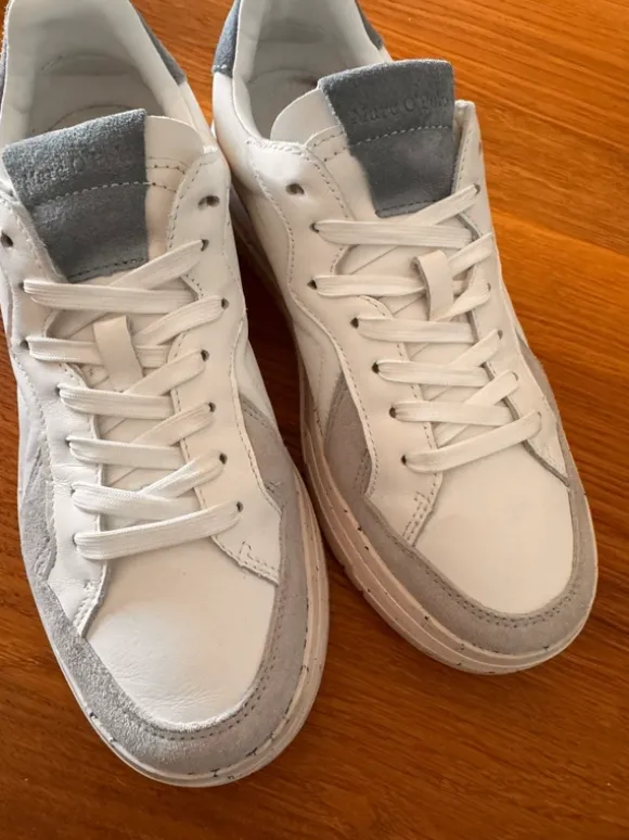 Marc O'Polo Sneaker Gr. 37 - Edler Leder/Wildleder-Mix - TOP