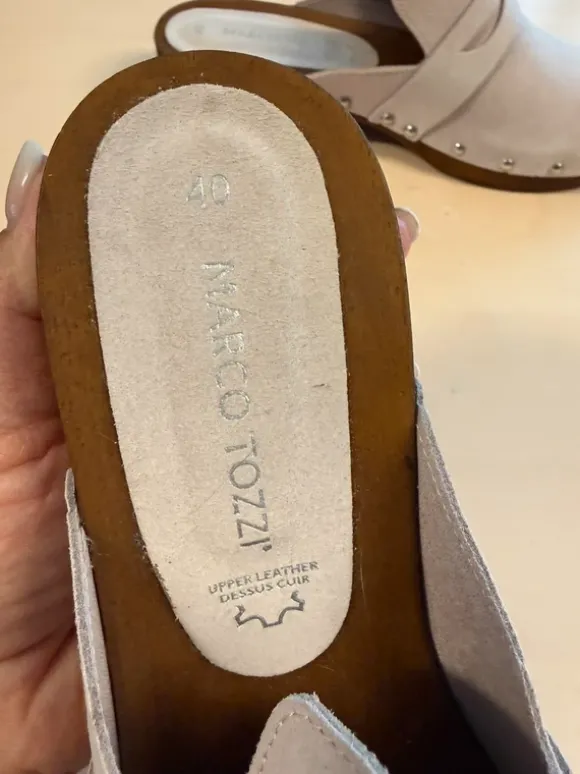 Marco Tozzi Clogs Wildleder altrosa Gr.40
