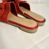 Marco Tozzi Leder Pantoletten Gr. 40 Korallenrot TOP