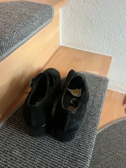 Mary Jane Stiefel Wildleder