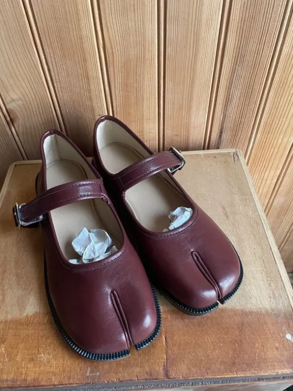 Mary-Jane Japonaises Bordeaux