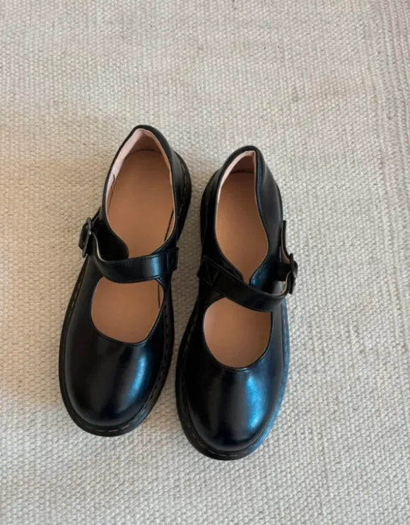 Mary-Jane-Spangenschuhe