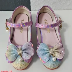 Mädchen Größe 27 Schicke Ballerinas Absatzschuhe