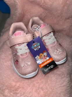 Mädchen Sneaker Gr. 24 Rosa Glitzer | Neu mit Etikett
