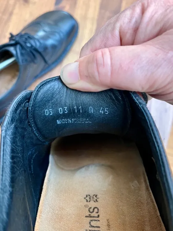 Mephisto Volllederschuhe im Budapester Stil, Gr. 45