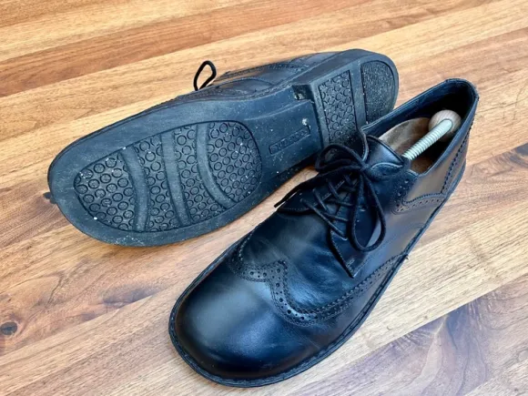 Mephisto Volllederschuhe im Budapester Stil, Gr. 45