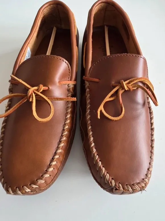 Minnetonka Mokassin Herren Gr(15)49-50 Leder Neu