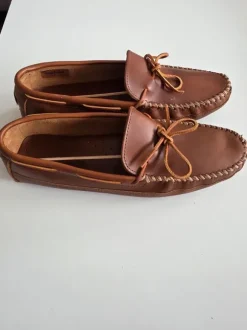 Minnetonka Mokassin Herren Gr(15)49-50 Leder Neu