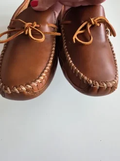 Minnetonka Mokassin Herren Gr(15)49-50 Leder Neu