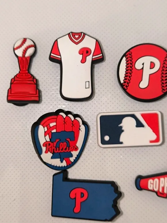 MLB Philadelphia Phillies Shoe Charms Schuhanstecker