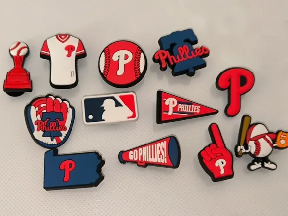 MLB Philadelphia Phillies Shoe Charms Schuhanstecker