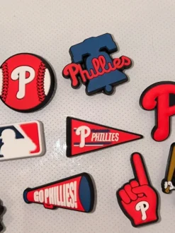 MLB Philadelphia Phillies Shoe Charms Schuhanstecker