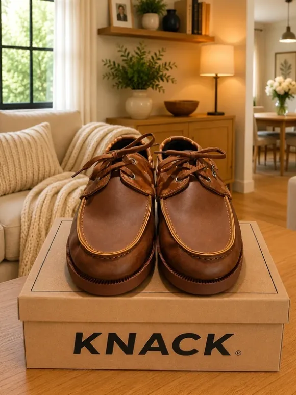 Mocassins bateau KNACK – Marron – Style décontracté chic
