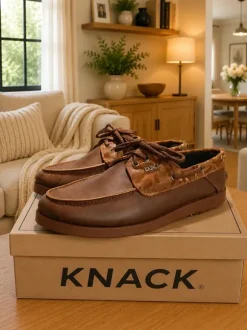 Mocassins bateau KNACK – Marron – Style décontracté chic