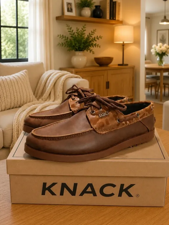 Mocassins bateau KNACK – Marron – Style décontracté chic