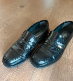 Mocassins cuir noir