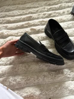 Mocassins cuire