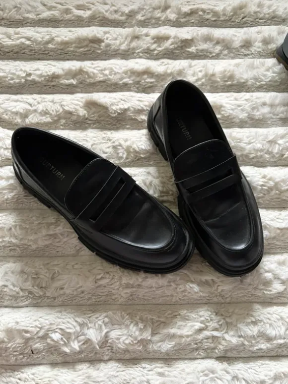 Mocassins cuire