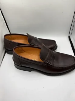 Mocassins en cuir marron Van Bommel.S621