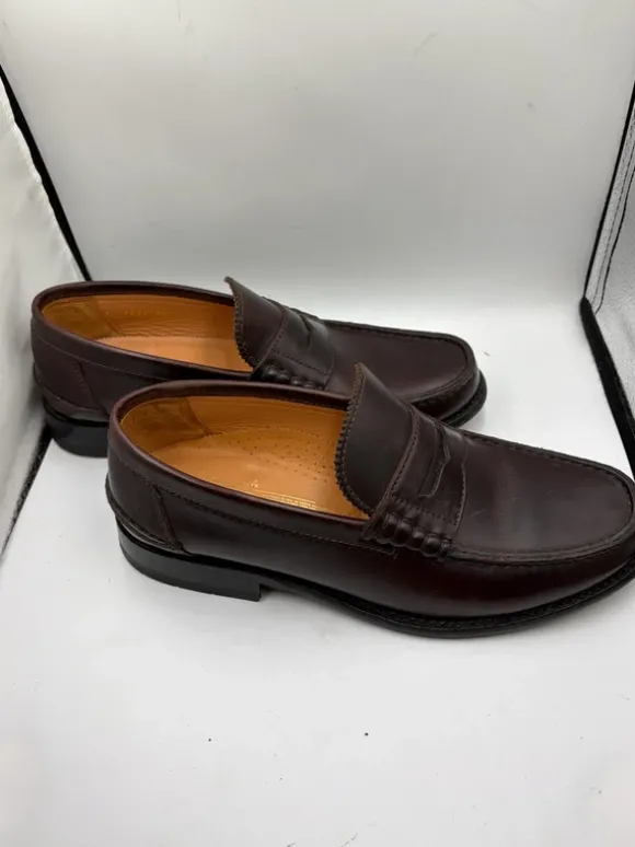 Mocassins en cuir marron Van Bommel.S621